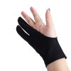 Black Two Finger Painting Gloves