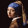 Girl with a Pearl Earring Johannes Vermeer paint by numbers