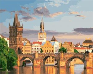 Charles Bridge Prague Cities Paint By Numbers