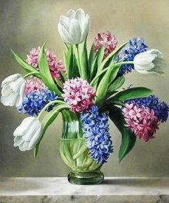 Hyacinth Flower paint by numbers