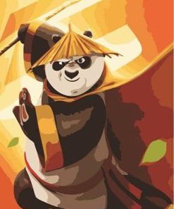 Kung Fu Panda II paint by numbers