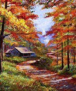 Autumn Landscape - DIY Paint By Numbers - Numeral Paint