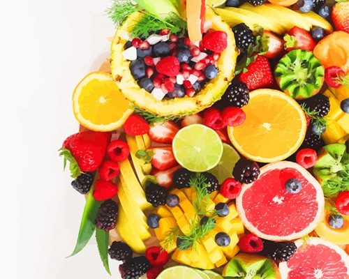 Healthy Life Style Fruits- NEW Paint By Numbers