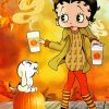 Betty Boop Cartoon Paint By Numbers