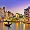 Rialto Bridge Venice paint by number