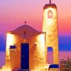 Greece Santorini Church paint by numbers