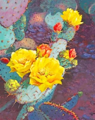 Aesthetic Cactus Paint by numbers