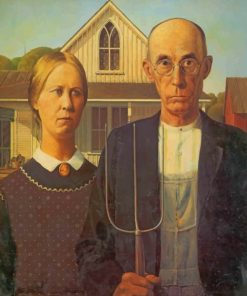 American Gothic Paint by numbers