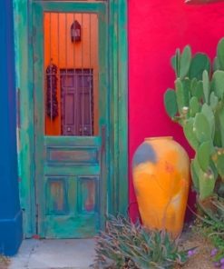 Colorful Hacienda Paint by numbers