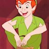 Disney Peter Pan Sitting paint by numbers