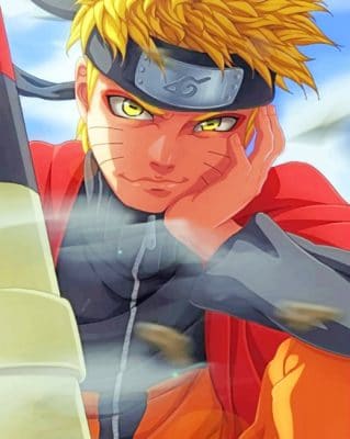 Ninja Naruto paint by numbers