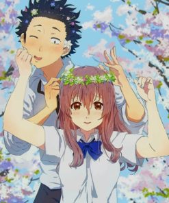 Silent Voice Anime paint by numbers