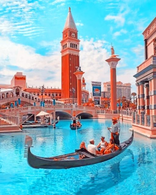 The Venetian Las Vegas paint by numbers