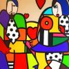 Abstract Couple Paint by numbers