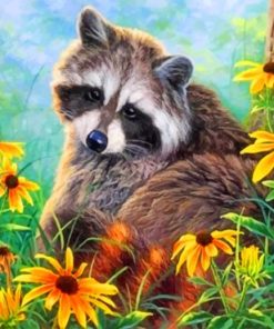 Raccoon Paint by numbers