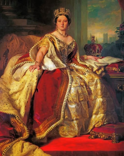 Queen Victoria paint by numbers