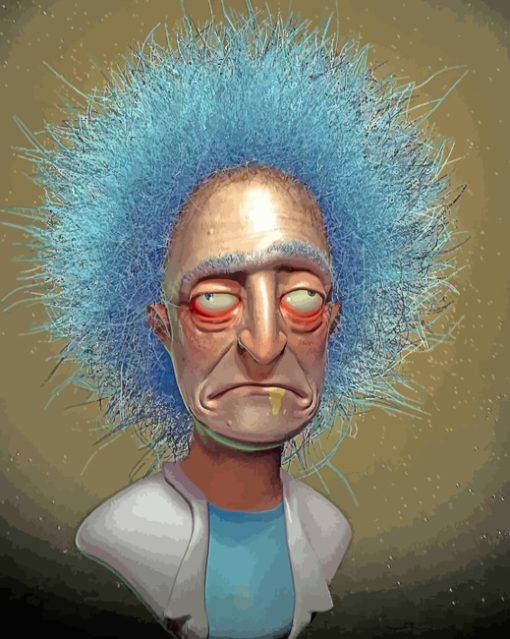 Rick Sanchez paint by numbers