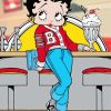 Cheerleader Betty Boop Paint By Numbers