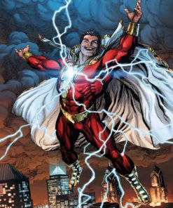 Shazam Superhero paint by numbers