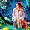 asian-forest-forest-girl-paint-by-number