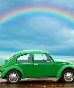 green-volkswagen-st-paint-by-number