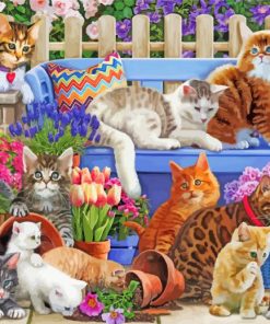 Cute Kittens Paint by numbers