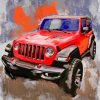 Jeep Wrangler Art Paint by numbers