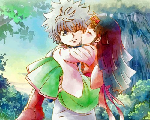 Killua-Zoldyck-and-Alluka-Zoldyck-paint-by-numbers