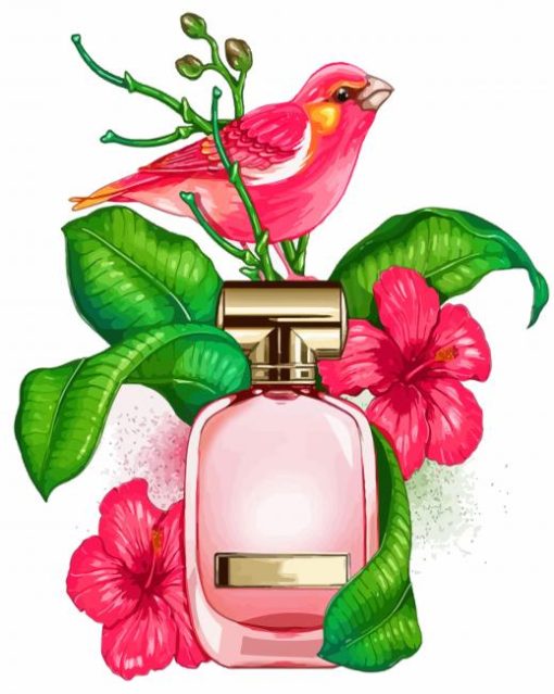 pink-bird-and-perfume-paint-by-numbers