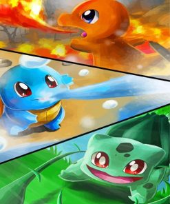 pokemon-bulbasaur-charmander-and-squirtle-paint-by-numbers