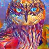 Abstract Owl Bird Paint by numbers