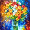 Flowers Vase Art Paint by numbers