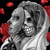 Sugar Skull Bride Paint by numbers