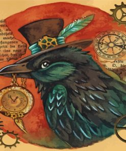 crow-steampunk-paint-by-numbers