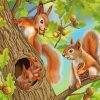 cute-squirrels-paint-by-numbers