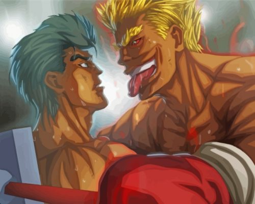 no-ippo-takamura-mamoru-vs-bryan-hawk--paint-by-numbers