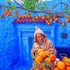 Chefchaouen The Blue Pearl Paint by numbers