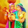 Indian Women Paint by numbers