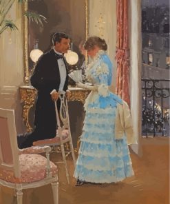 Jean Beraud La Conversation paint by numbers