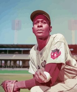 Satchel Paige Player Paint by numbers