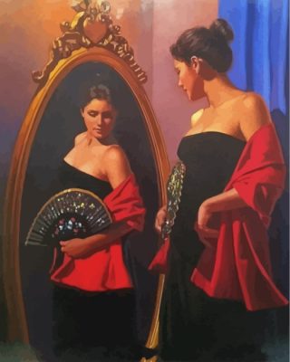 lady-in-the-mirror-paint-by-numbers