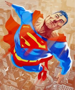 super-man-paint-by-numbers