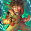 Izuku Midoriya Anime Character paint by number