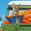 Peter Rabbit And The Carrot Truck Paint by numbers