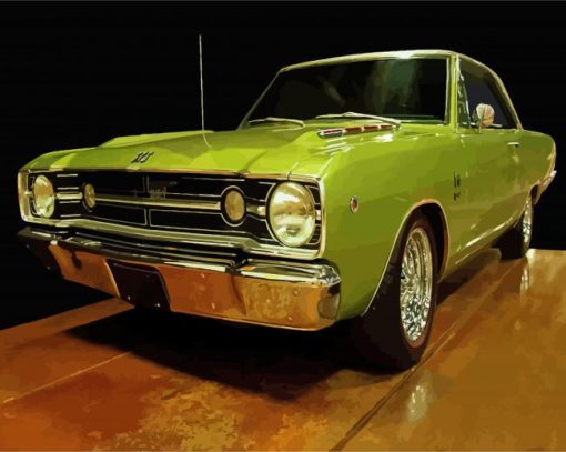 1968 Dodge Dart Car Paint By Number