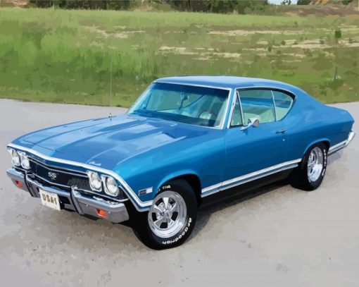 68 Chevelle Paint By Numbers