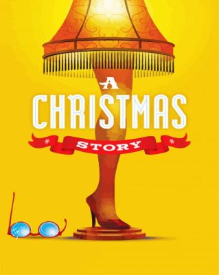 A Christmas Story Movie Poster Paint By Numbers