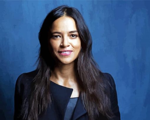 Actress Michelle Rodriguez Paint By Numbers