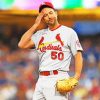 Adam Wainwright Cardinals Player Paint By Numbers