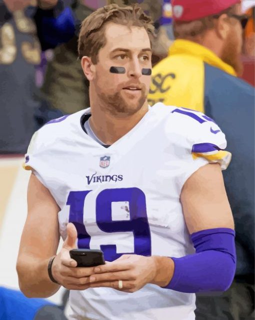 Adam Thielen Paint By Numbers